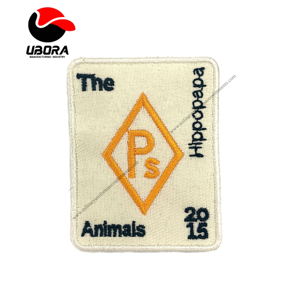 price sew on embroidery badges patches for clothing high quality